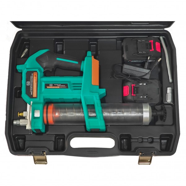 Gresor electric automat German Meister, lubrifiere eficienta, design ergonomic, pentru utilaje / excavatoare , uz general