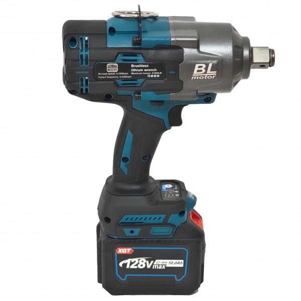 Masina de insurubat cu impact, German Meister, Profesional , Patrat 3/4, 128V , 10 Ah