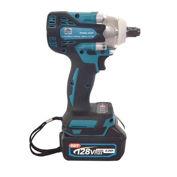 Masina de insurubat cu impact , German Meister , 2 acumulatori , 128 V , 6 Ah , Brushless