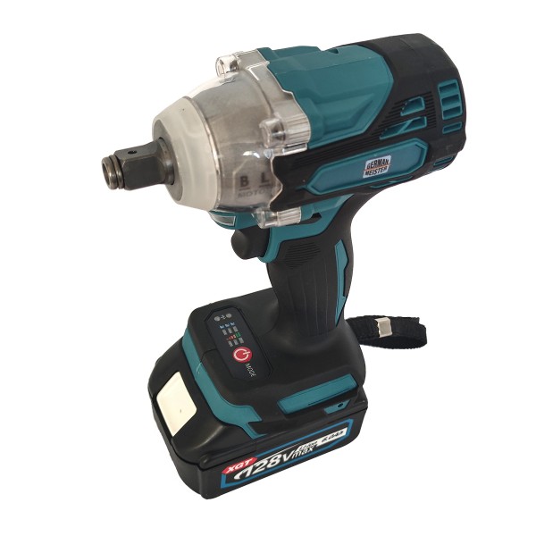 Masina de insurubat cu impact , German Meister , 2 acumulatori , 128 V , 6 Ah , Brushless