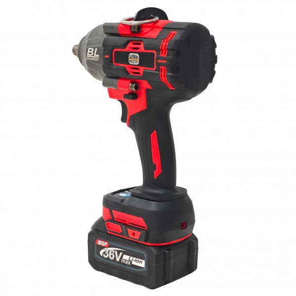 Cheie de Impact Profesională German Meister 36V MAX Brushless ,1000 Nm, Mandrină 1/2"
