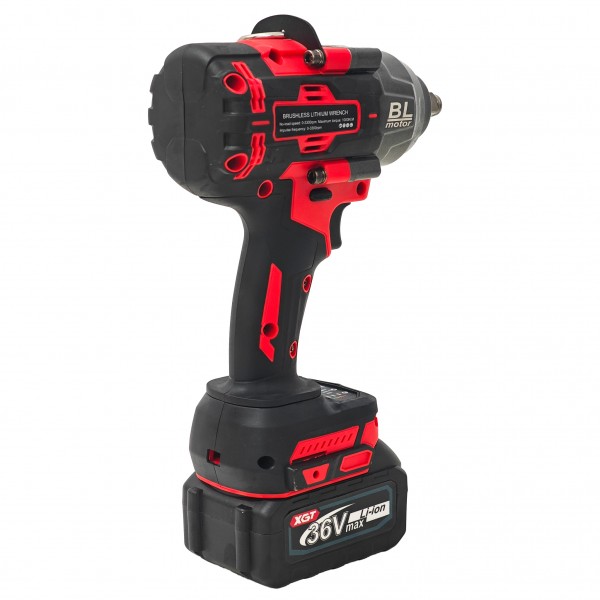 Cheie de Impact Profesională German Meister 36V MAX Brushless ,1000 Nm, Mandrină 1/2"