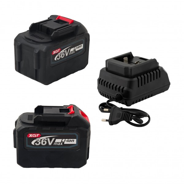 Cheie de Impact Profesională German Meister 36V/10 AH MAX, Brushless 2100 Nm, Prindere 3/4", 3 Trepte de Putere, LED, Acumulator Li-Ion