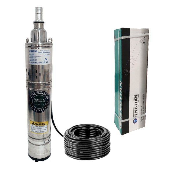 Pompa submersibila apa curata pe snec, 1100 W , 2.5 m³/h , QGD2-100-1.1 , 2860 Rpm