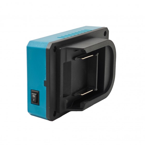 Invertor Multifuncțional 18-21V la 220V, 150W, USB-A, USB-C, Display LED, Compatibil Acumulatori 18V/21V