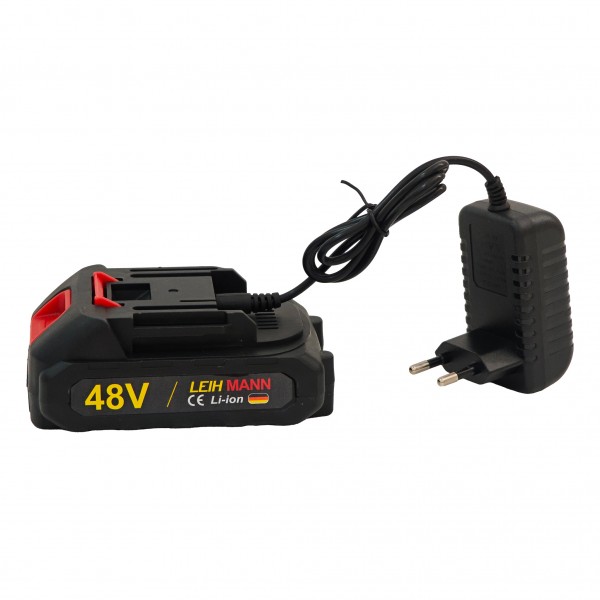 Foarfeca pe acumulator, LEIH-MANN , 2 acumulatori 48 V, incarcator, Brushless