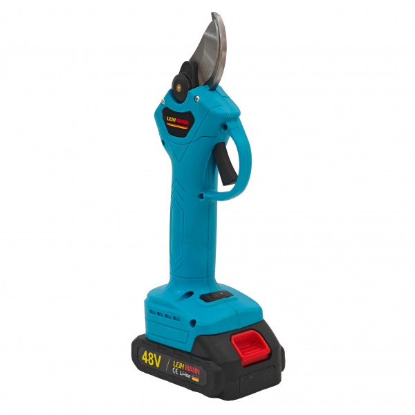 Foarfeca pe acumulator, LEIH-MANN , 2 acumulatori 48 V, incarcator, Brushless