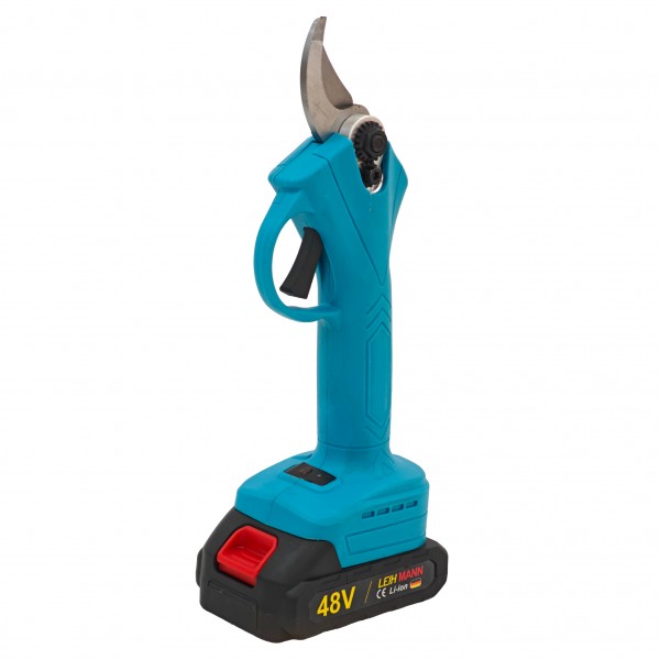 Foarfeca pe acumulator, LEIH-MANN , 2 acumulatori 48 V, incarcator, Brushless
