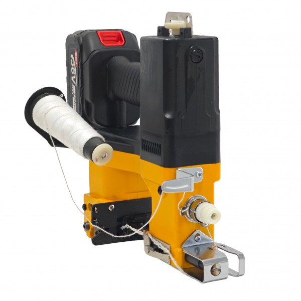 Mașină Profesională de Cusut și Sigilat Saci, cu acumulator, GK9-230, 210W, 2700 Cusături/Minut, Tăiere Automată Fir, pentru Saci din Rafie, Hârtie și Plastic