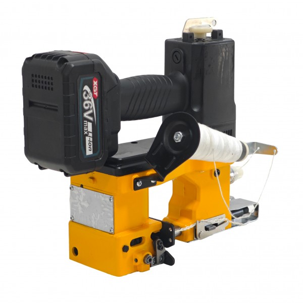 Mașină Profesională de Cusut și Sigilat Saci, cu acumulator, GK9-230, 210W, 2700 Cusături/Minut, Tăiere Automată Fir, pentru Saci din Rafie, Hârtie și Plastic