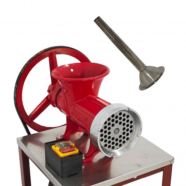 Masina de tocat carne profesionala, German Meister, 1,2 kw, 1400 rpm , nr 32 , palnie inox