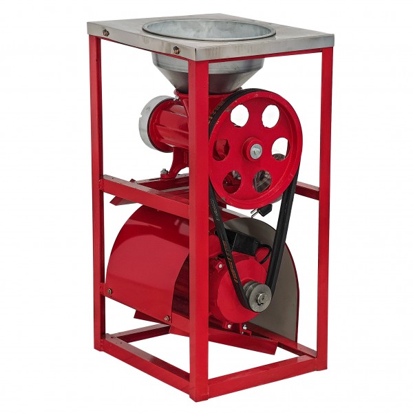 Masina de tocat carne profesionala, German Meister, 1,2 kw, 1400 rpm , palnie inox, nr 32, buton on/off , 2 curele