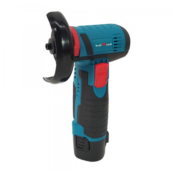 Mini polizor unghiular , KraftRoyal , disc 76 mm , 18.500 rpm , 2 acumulatori