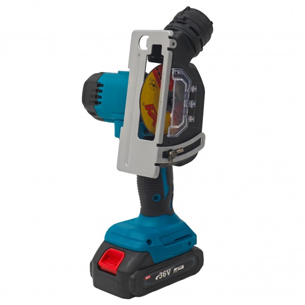 Mini Polizor Circular Multifuncțional 3 în 1 German Meister XGT 36V, Acumulator 3Ah, Disc 76 mm, Reglaj Adâncime, Racord Aspirare, pentru Metal, Gresie, Piatră și Plastic