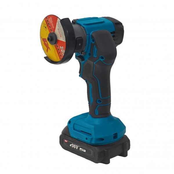 Mini Polizor Circular Multifuncțional 3 în 1 German Meister XGT 36V, Acumulator 3Ah, Disc 76 mm, Reglaj Adâncime, Racord Aspirare, pentru Metal, Gresie, Piatră și Plastic