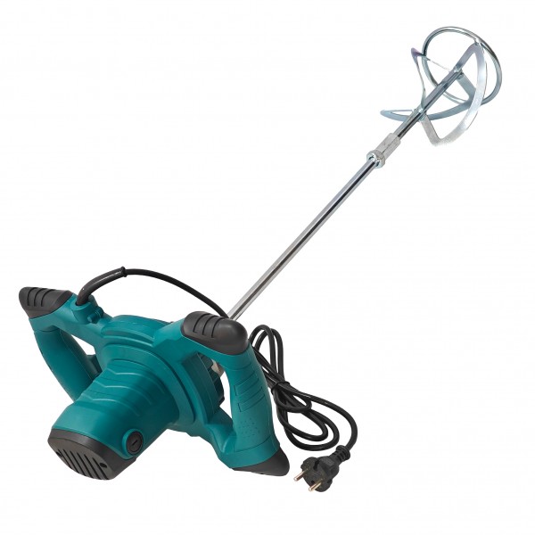 Malaxor Electric Profesional German Meister 2200 W, M14, 0-800 RPM, Paletă 120 mm, pentru Adeziv, Glet, Mortar, Șapă și Vopsea