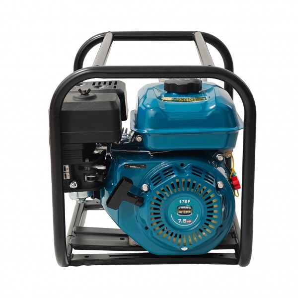 Motopompă pe benzină German Meister 7.5 HP, 2" (50 mm), debit 50 m³/h, înălțime refulare 36 m, motor 170F, pompă pentru apă curată