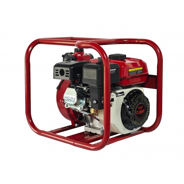 Motopompa pe benzina, German Meister, 7.5 cp, 3 iesiri, 2" & 1-1/4 " , adancime aspiratie max 8 Metri