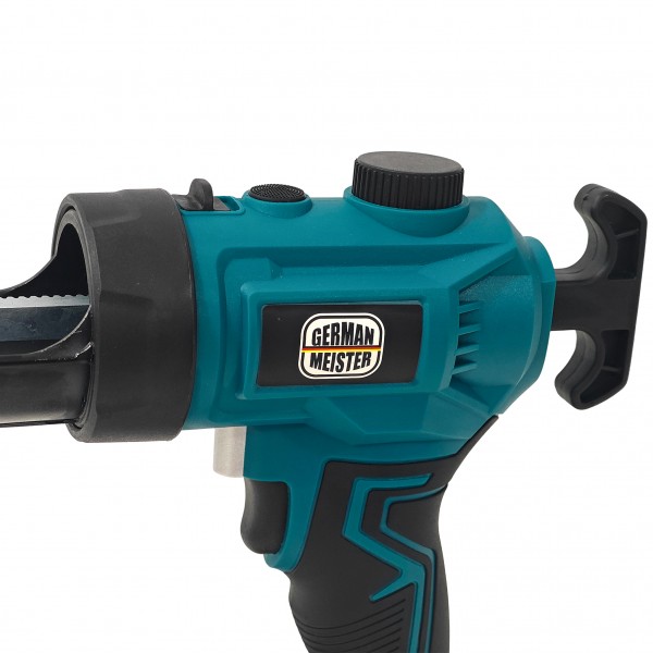 Aparat Electric pentru Silicon și Adezivi German Meister 36V, Acumulator Li-Ion, Presiune 250 Kg, LED Profesional, Cartușe 300 ml