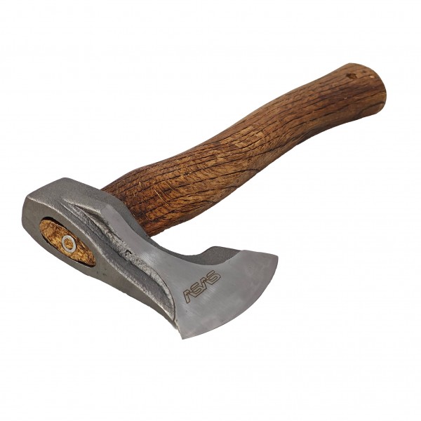 Topor Camping și Bushcraft, 340 mm, 865 g, Lamă din Oțel Călit, Coadă din Lemn, pentru Tăiere Lemn și Supraviețuire