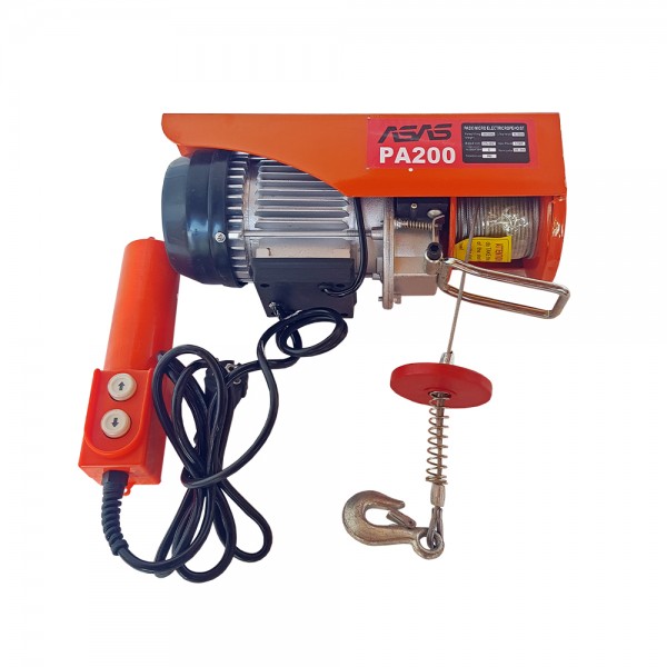 Scripete / Palan / Macara electrica , putere 510 W , Capacitate ridicare 200 Kg