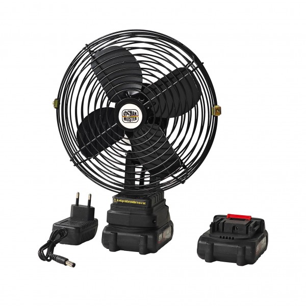 Ventilator Profesional cu Acumulator Li-Ion 36Vf, 6Ah, 2 Trepte de Viteză, German Meister, 8 "