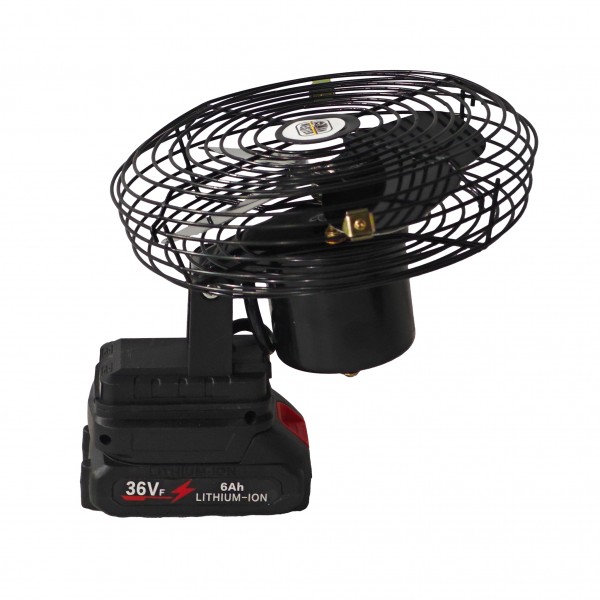 Ventilator Profesional cu Acumulator Li-Ion 36Vf, 6Ah, 2 Trepte de Viteză, German Meister, 8 "