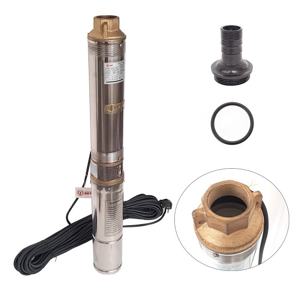 * Promo * Pompa submersibila 8 turbine , 1500 W , cablu alimentare 25 metri + Presostat electronic reglabil