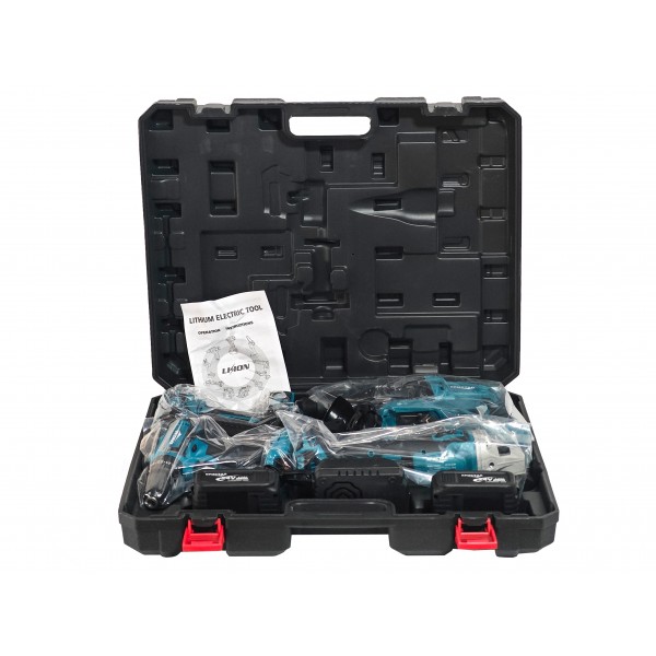 Trusa 4 piese cu acumulator, CRISTAL-Profesional, 3 acumulatori , 1 incarcator, Brushless, Model nou