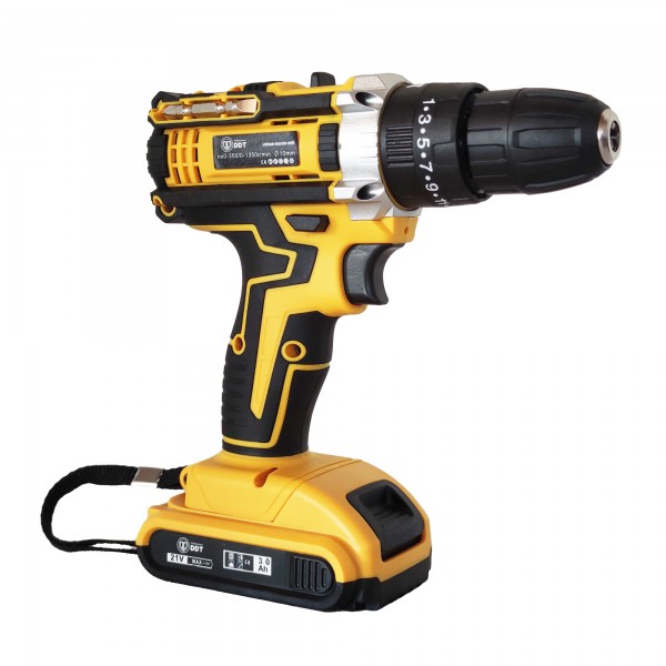 Autofiletanta cu 2 acumulatori 21 V, 3 Ah, incarcator + 24 accesorii , DDT-GB , Model nou , 1350 Rpm , 10 mm