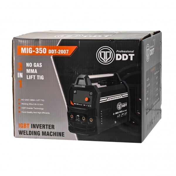Aparat de sudura Inverter ,MIG/MMA DDT PROFESIONAL cu Electrozi si Sarma, 220 V, 350 Amp