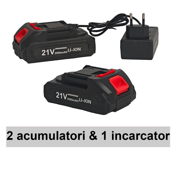 Drujba cu acumulator , Indicator procentaj baterie , sistem de ungere automat , Lama+Lant 8 "