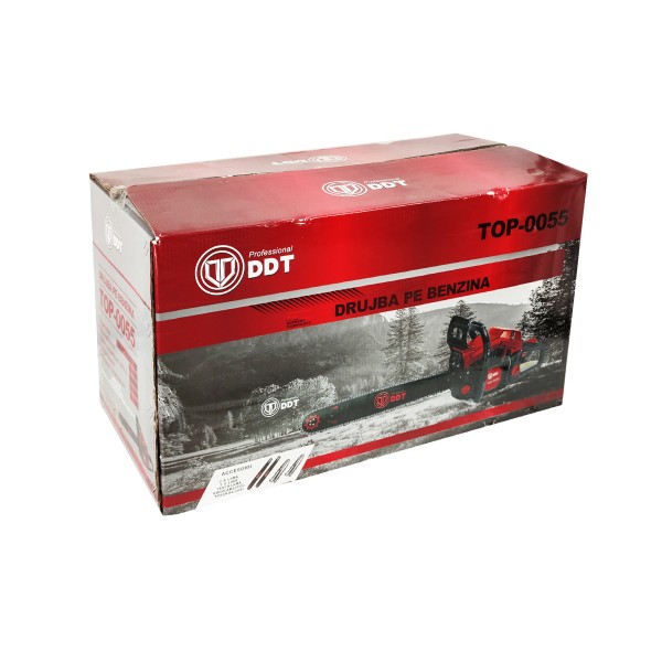 Drujba pe benzina , motor 2 Timpi , 2 lame + 2 lanturi , 4,8 cp putere , demaror magneziu Easy-Start , Model nou
