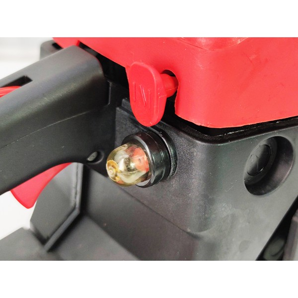 Drujba pe benzina , motor 2 Timpi , 2 lame + 2 lanturi , 4,8 cp putere , demaror magneziu Easy-Start , Model nou