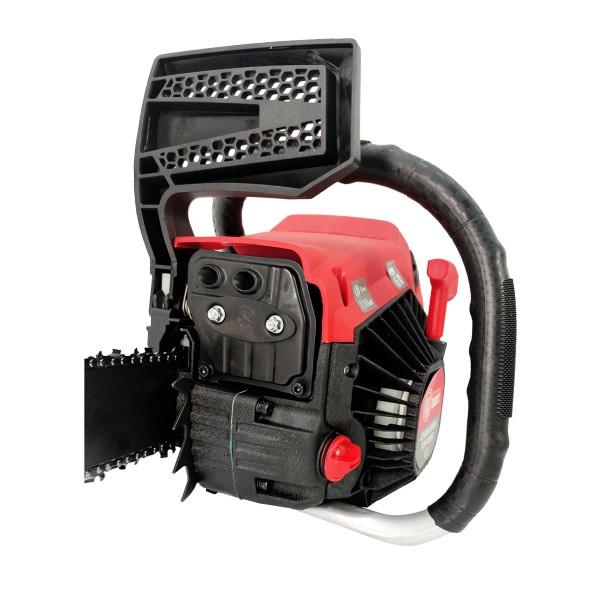 Drujba pe benzina , motor 2 Timpi , 2 lame + 2 lanturi , 4,8 cp putere , demaror magneziu Easy-Start , Model nou