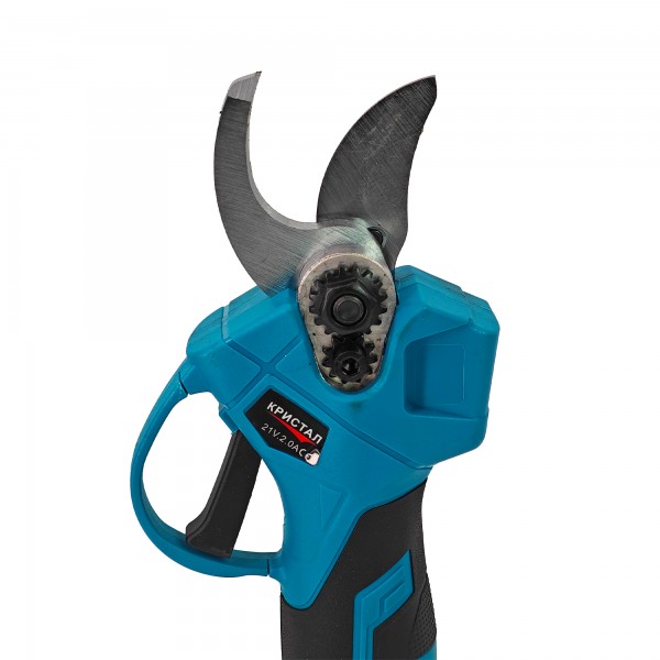 Foarfeca electrica pentru vita de vie, crengi, cu 2 Acumulatori 21 V , 2000 mAh , Albastru