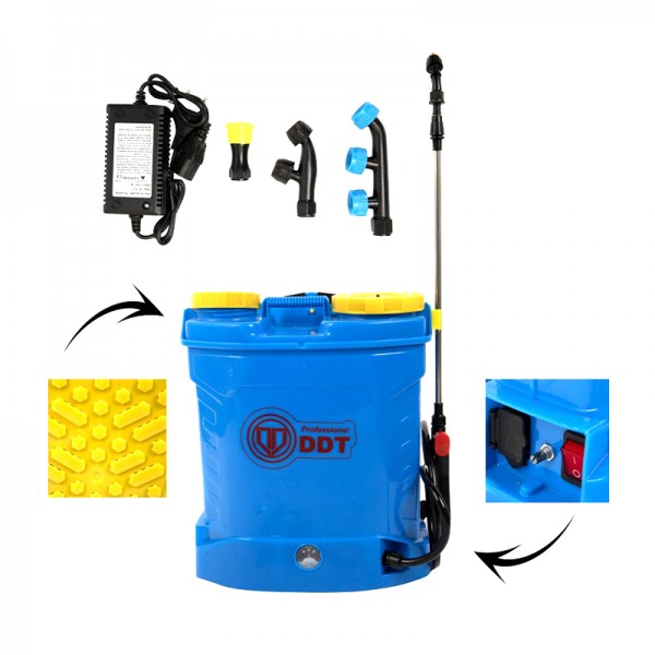 Pompa de stropit electrica, 12L, DDT, 12v, 5.5 bar, 3 duze stropit