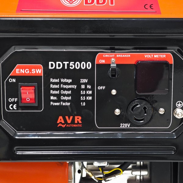 Generator de Curent de frecventa variablia DDT5000 AVR, 13 CP