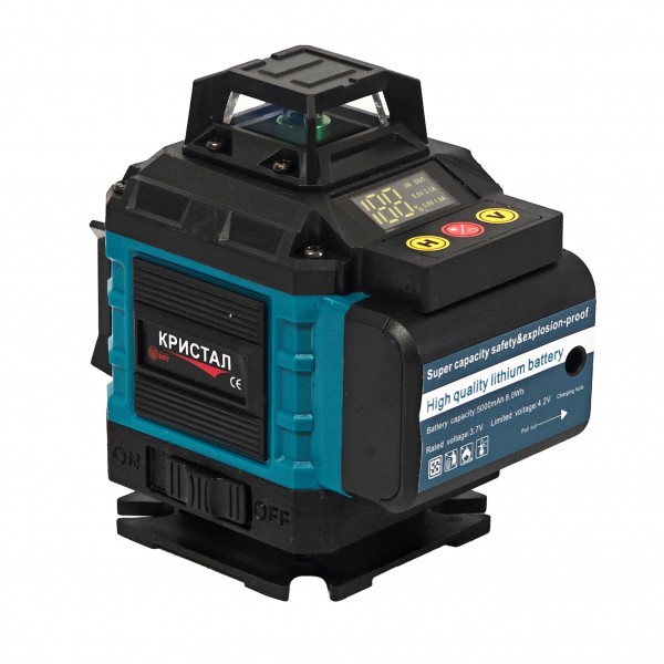 Nivela laser profesionala DDT-KRISTAL 16 linii 4D, verde, cu 2 acumulatori Li-Ion, telecomanda, trepied, suporturi si valiza de transport Nivela laser profesionala DDT-KRISTAL 16 linii 4D, verde, cu 2 acumulatori Li-Ion, telecomanda, trepied, suporturi si valiza de transport