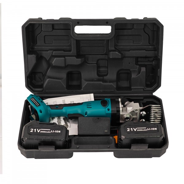 Masina de tuns oi pe acumulator , 21 V, 2000mAh, 2 acumulatori, accesorii incluse, cutie de transport si depozitare