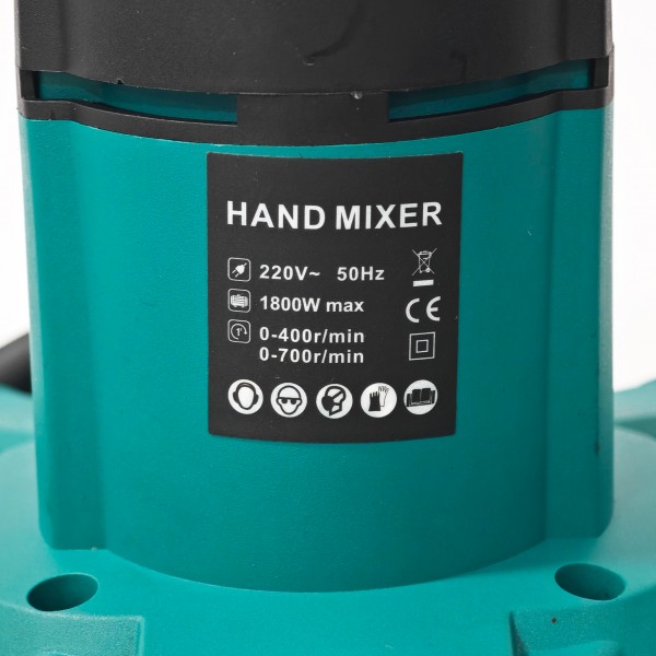 Mixer electric dublu, 6 trepte de viteza (400-700 rpm), 1800 W, Model nou Mixer electric dublu, 6 trepte de viteza (400-700 rpm), 1800 W, Model nou