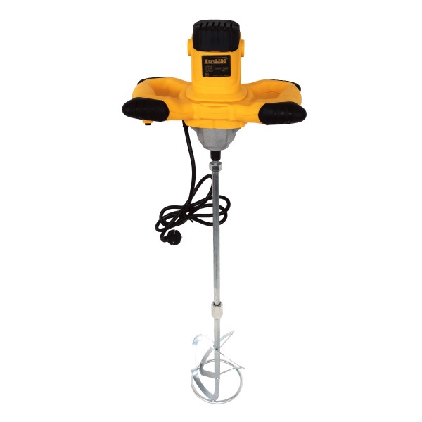Mixer electric mortar, vopsea, 2400W, albastru , paleta din 2 bucati