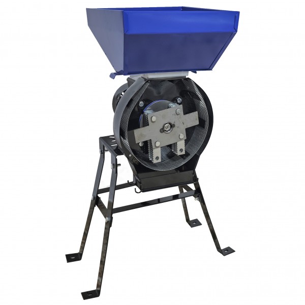 Moara electrica cu suport din metal pentru cereale si stiuleti (2 in 1), DDT-TOP, Cuva Mare, motor 4.2 kw
