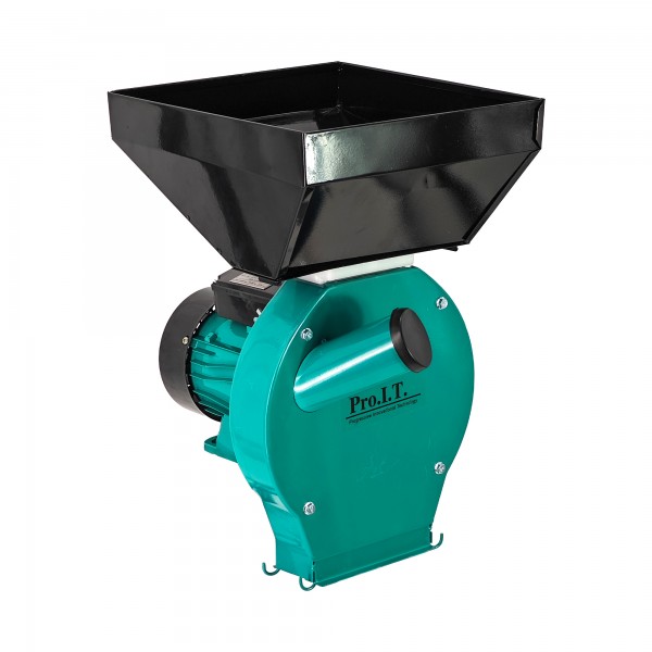 Moara electrica pentru cereale si stiuleti (2 in 1), DDT-PRO.I.T. Cuva Mare, motor 3,9 kw , 3000 rpm
