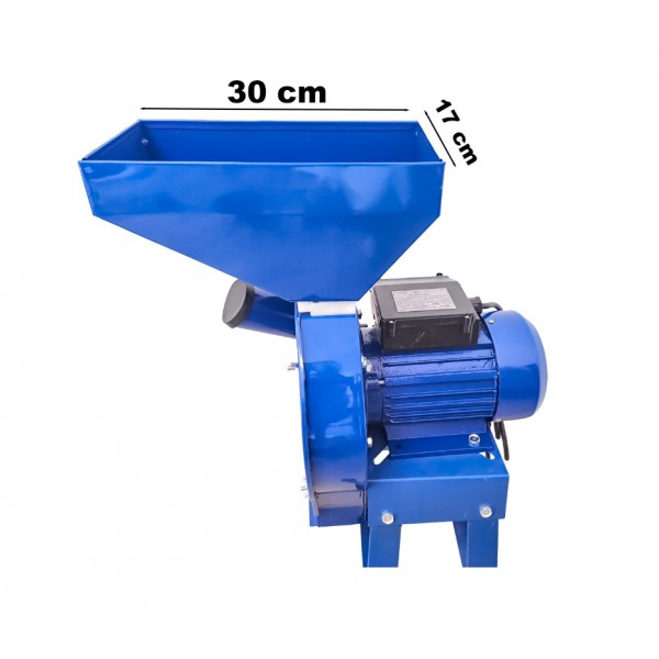 Moara electrica cu ciocanele pentru cereale si stiuleti, DDT, 3.5 kW, 3000 rpm, 200 kg/h