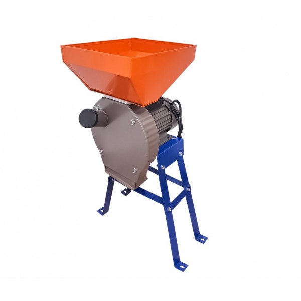 Moara electrica cu suport DDT, pentru cereala , cuva 10 Litri , 3500 W , 200 kg/h , 3000 Rpm , 20 ciocanlele , 4 site diferite marimi