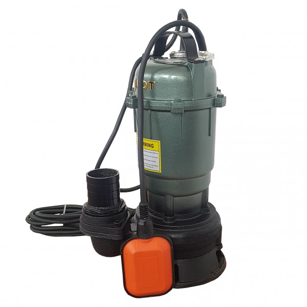 Pompa submersibila apa murdara, cu plutitor, fara tocator, DDT Profesional, WQD10, 1100 W
