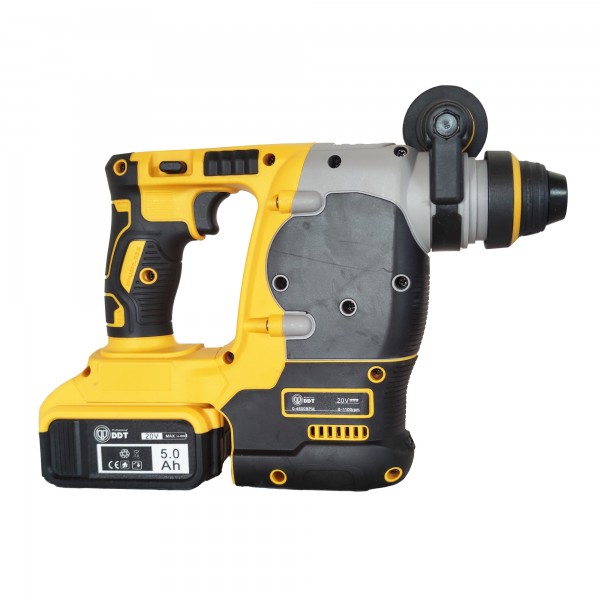 Ciocan rotopercutor cu acumulator , DDT-Brushless , 20 V , 5 Ah , 1100 Rpm , 4600 Bpm , GB , Model nou
