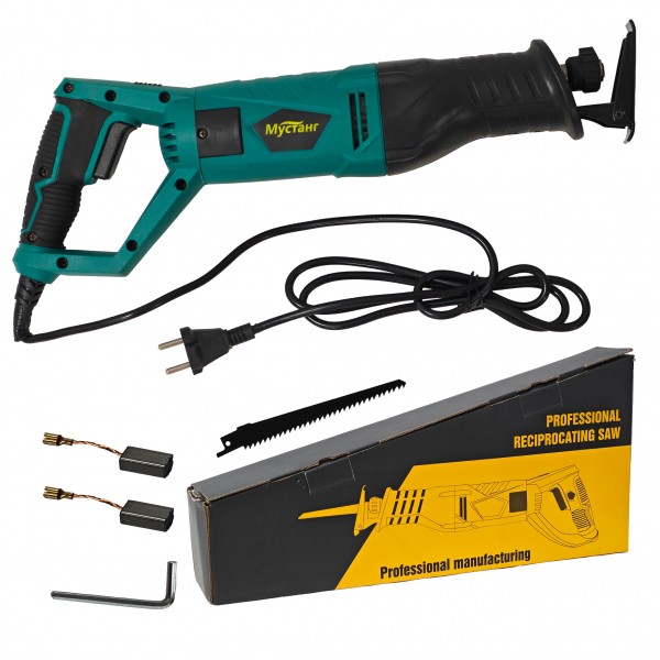 Fierastrau electric tip sabie, 1100 W, 2700 Rpm , Mustang, carbuni de rezerva, 220 V