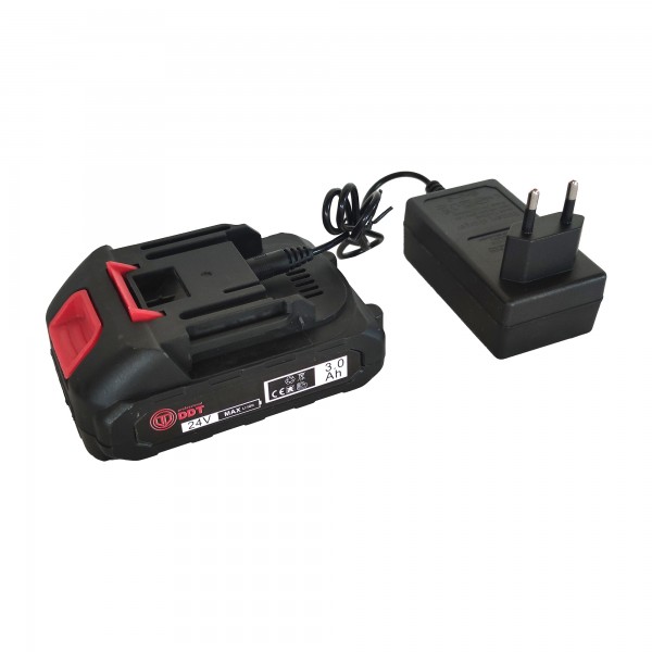 Trimmer cu acumulator , DDT , Model nou , 24 V , 3 Ah , Tija extensibila , multiple accesorii